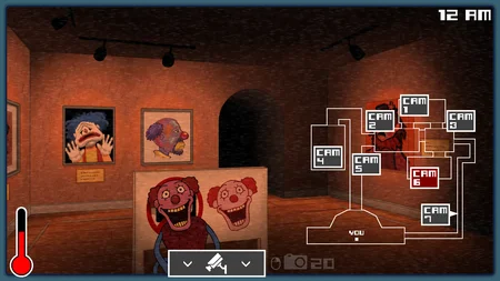 One Night at Flumpty's 3 - Grunkfuss the Clown's gallery with no flash photography signs