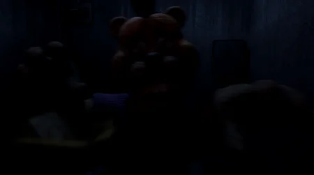 Jumpscare from the mysterious Costume character in Welcome to Fredbear's